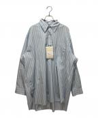 OUR LEGACYアワーレガシー）の古着「POPOVER SHIRT」｜ブルー×ピンク
