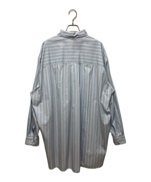 OUR LEGACY（アワーレガシー）OUR LEGACY (アワーレガシー) POPOVER SHIRT ブルー×ピンク サイズ:SIZE46の古着・服飾アイテム