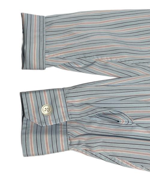 OUR LEGACY（アワーレガシー）OUR LEGACY (アワーレガシー) POPOVER SHIRT ブルー×ピンク サイズ:SIZE46の古着・服飾アイテム