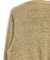 中古・古着 SASQUATCHfabrix. (サスクワッチファブリックス) CALLIGRAPHIC LOVE & PEACE KNIT ベージュ サイズ:M：8000円