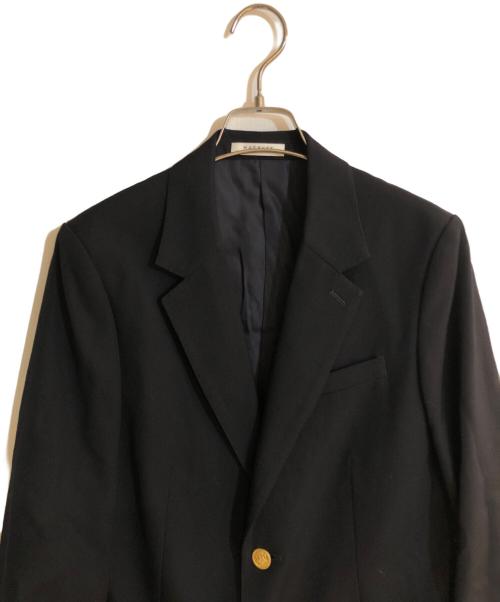 MACPHEE（マカフィー）MACPHEE (マカフィー) ビンテージギャバジン ダブルブレストジャケット ネイビー サイズ:34の古着・服飾アイテム