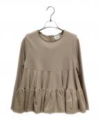 hitomiヒトミ）の古着「tiered tops」｜ベージュ