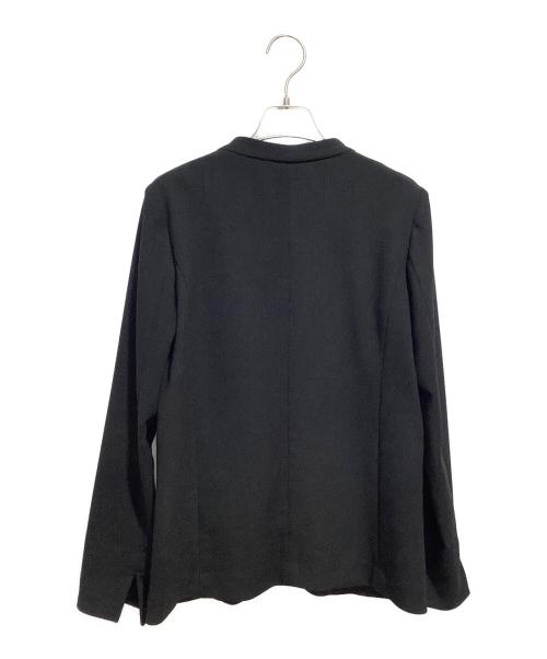 SOEJU（ソージュ）SOEJU (ソージュ) ウールライクノーカラージャケット ブラック サイズ:Sの古着・服飾アイテム