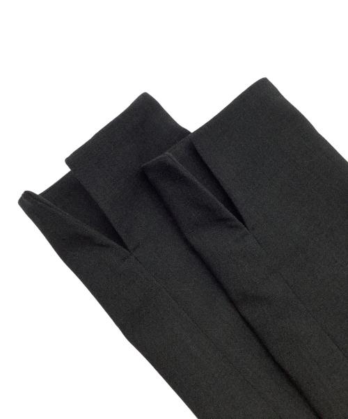 SOEJU（ソージュ）SOEJU (ソージュ) ウールライクノーカラージャケット ブラック サイズ:Sの古着・服飾アイテム