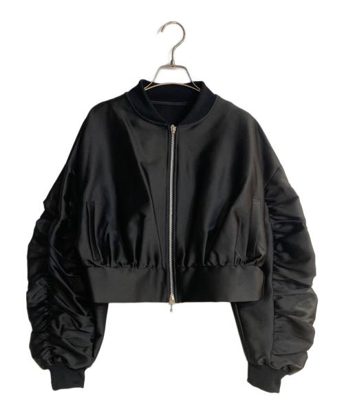 maison de Dolce.（メゾンドドルチェ）maison de dolce. (メゾンドドルチェ) グロッシーブルゾン ブラック サイズ:FREEの古着・服飾アイテム