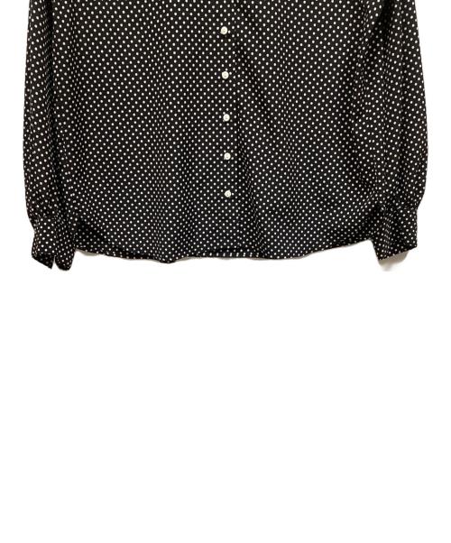 IENA（イエナ）IENA (イエナ) フリルネックブラウス ブラック サイズ:表記なしの古着・服飾アイテム