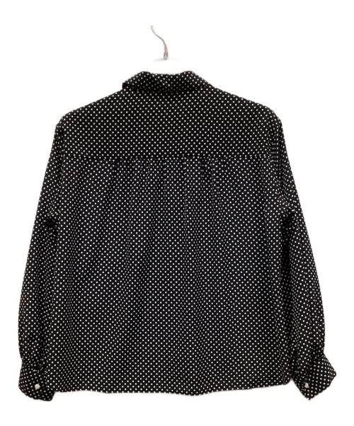 IENA（イエナ）IENA (イエナ) フリルネックブラウス ブラック サイズ:表記なしの古着・服飾アイテム