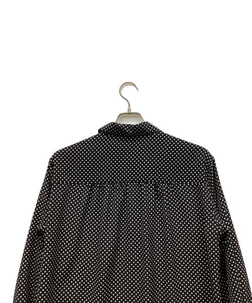 IENA（イエナ）IENA (イエナ) フリルネックブラウス ブラック サイズ:表記なしの古着・服飾アイテム