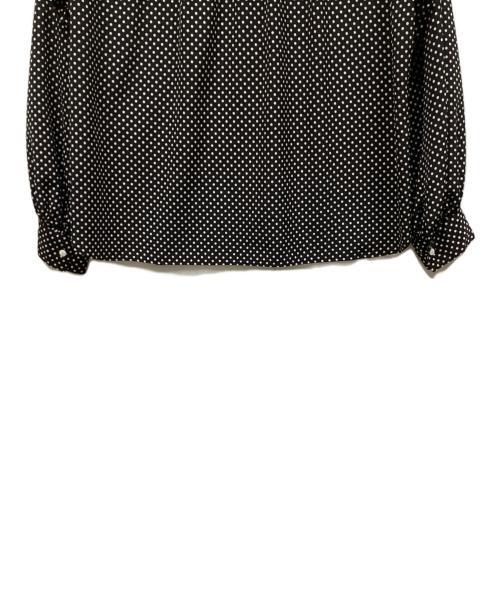 IENA（イエナ）IENA (イエナ) フリルネックブラウス ブラック サイズ:表記なしの古着・服飾アイテム