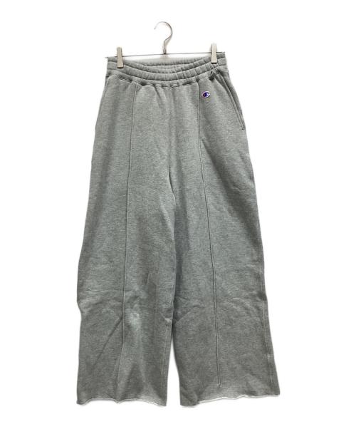 Adam et Rope HOMME（アダムエロペ オム）Adam et Rope HOMME (アダムエロペ オム) 別注Champion WIDE SWEAT PANTS グレー サイズ:Sの古着・服飾アイテム