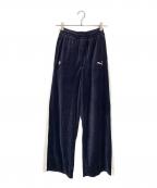 masu×PUMAエムエーエスユー×プーマ）の古着「T7 WIDE TRACK PANTS」｜ネイビー