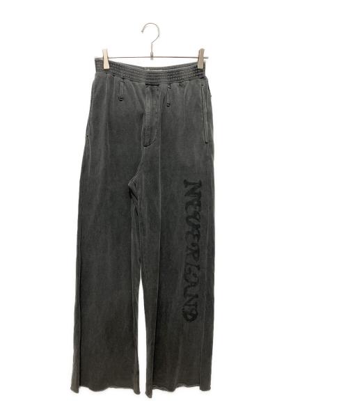 masu（エムエーエスユー）masu (エムエーエスユー) NEVERLAND BAGGY SWEAT PANTS グレー サイズ:SIZE44の古着・服飾アイテム