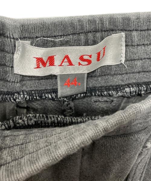masu（エムエーエスユー）masu (エムエーエスユー) NEVERLAND BAGGY SWEAT PANTS グレー サイズ:SIZE44の古着・服飾アイテム
