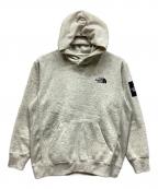 THE NORTH FACEザ ノース フェイス）の古着「Square Logo Hoodie」｜ライトグレー
