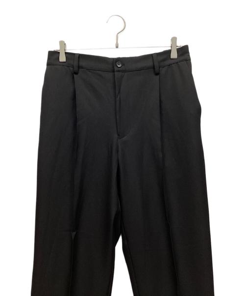 mb（エムビー）mb (エムビー) テーパードスラックス ブラック サイズ:Lの古着・服飾アイテム