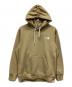 THE NORTH FACE（ザ ノース フェイス）の古着「Square Logo Hoodie」｜ベージュ
