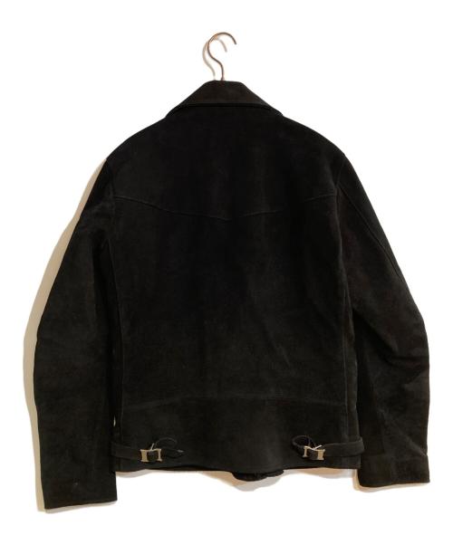 COOTIE（クーティー）COOTIE (クーティー) スウェードライダースジャケット ブラック サイズ:Mの古着・服飾アイテム