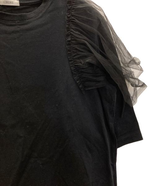 COUDRE（クードル）COUDRE (クードル) チュールT ブラック サイズ:FREEの古着・服飾アイテム
