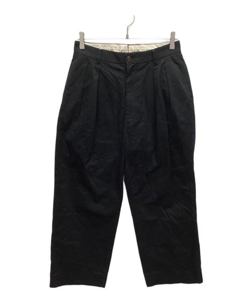 NEAT（ニート）NEAT (ニート) タックパンツ ブラック サイズ:44の古着・服飾アイテム