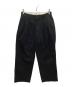 NEAT（ニート）の古着「タックパンツ」｜ブラック