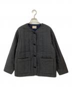 中川政七商店ナカガワマサシチショウテン）の古着「キルトショートコート」｜チャコールグレー