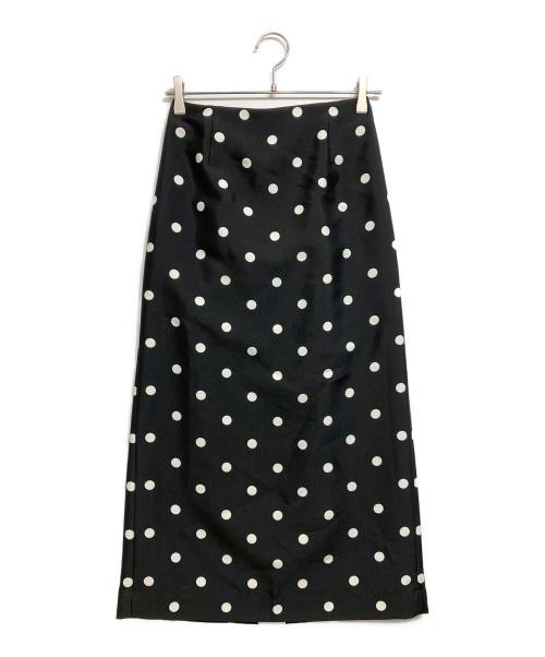 SINME（シンメ）SINME (シンメ) ドットタイトスカート ブラック サイズ:Ｍの古着・服飾アイテム