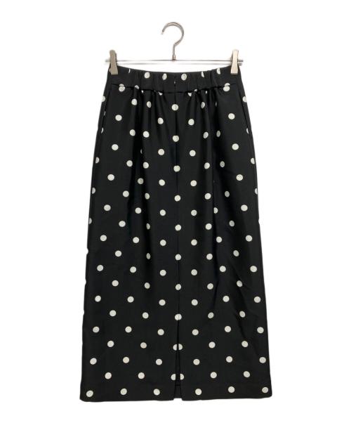 SINME（シンメ）SINME (シンメ) ドットタイトスカート ブラック サイズ:Ｍの古着・服飾アイテム