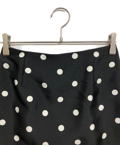SINME（シンメ）SINME (シンメ) ドットタイトスカート ブラック サイズ:Ｍの古着・服飾アイテム
