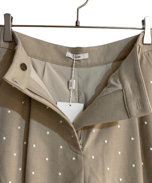 CLANE（クラネ）CLANE (クラネ) PEARL DOT PANTS/パールドットパンツ ベージュ サイズ:2 未使用品の古着・服飾アイテム