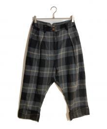Vivienne Westwood RED LABEL（ヴィヴィアンウエストウッドレッドレーベル）の古着「チェックサルエルパンツ」｜グレー