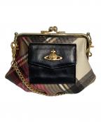 Vivienne Westwoodヴィヴィアンウエストウッド）の古着「”オーブロゴ”がま口チェーンウォレット」