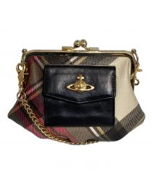Vivienne Westwood（ヴィヴィアンウエストウッド）の古着「”オーブロゴ”がま口チェーンウォレット」