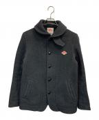 DANTONダントン）の古着「丸襟ウールモッサジャケット」｜グレー