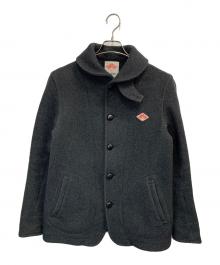 DANTON（ダントン）の古着「丸襟ウールモッサジャケット」｜グレー