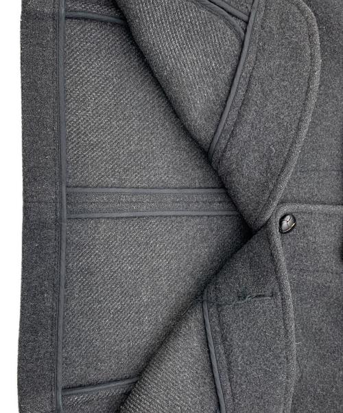 DANTON（ダントン）DANTON (ダントン) 丸襟ウールモッサジャケット グレー サイズ:42の古着・服飾アイテム