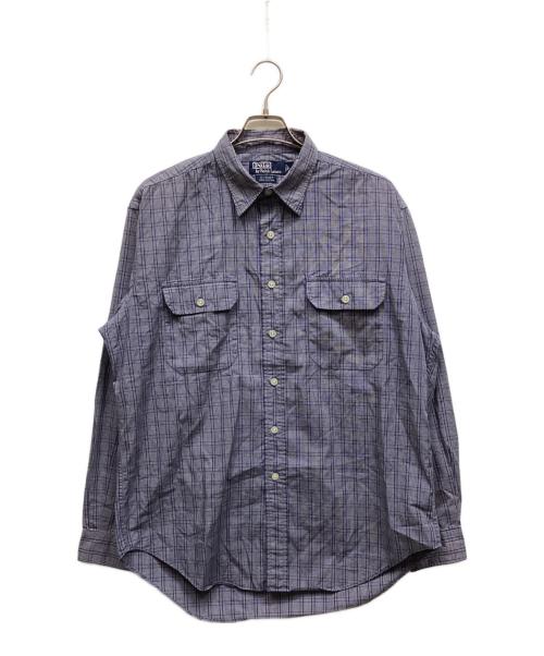 POLO RALPH LAUREN（ポロ・ラルフローレン）POLO RALPH LAUREN (ポロ・ラルフローレン) 長袖シャツ ブルー サイズ:Lの古着・服飾アイテム