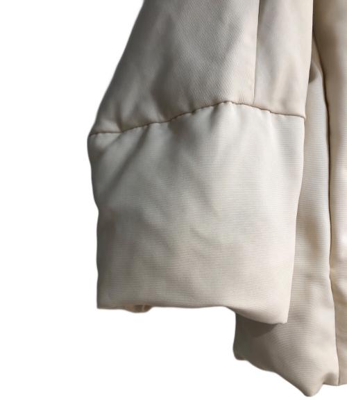 Rouge vif（ルージュヴィフ）Rouge vif (ルージュヴィフ) マフラー付きグログランダウン アイボリー サイズ:36の古着・服飾アイテム