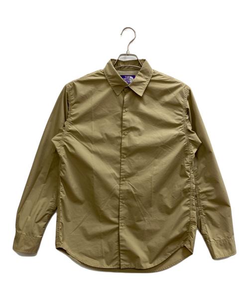 THE NORTHFACE PURPLELABEL（ザ・ノースフェイス パープルレーベル）THE NORTHFACE PURPLELABEL (ザ・ノースフェイス パープルレーベル) TYPEWRITER L/S SHIRT ベージュ サイズ:M 未使用品の古着・服飾アイテム