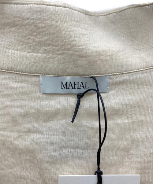 MAHAL（マハル）MAHAL (マハル) ビーズエンブロイダリーシャツ ベージュ サイズ:2の古着・服飾アイテム