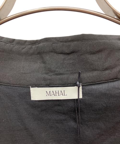 MAHAL（マハル）MAHAL (マハル) ビーズエンブロイダリーシャツ ブラック サイズ:2の古着・服飾アイテム