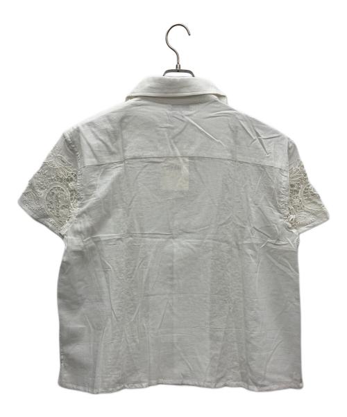 MAHAL（マハル）MAHAL (マハル) レースシャツ ホワイト サイズ:1の古着・服飾アイテム