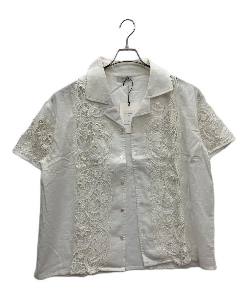 MAHAL（マハル）MAHAL (マハル) レースシャツ ホワイト サイズ:1の古着・服飾アイテム