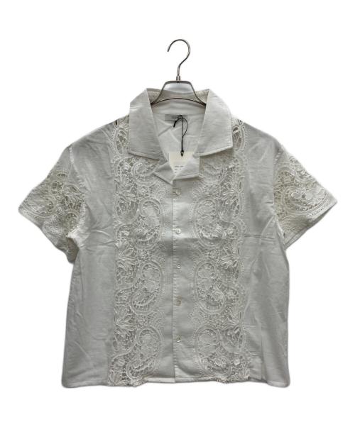 MAHAL（マハル）MAHAL (マハル) レースシャツ ホワイト サイズ:1 未使用品の古着・服飾アイテム