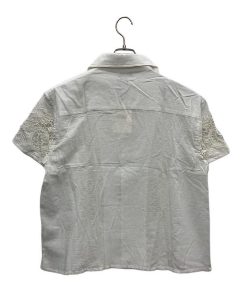 MAHAL（マハル）MAHAL (マハル) レースシャツ ホワイト サイズ:1 未使用品の古着・服飾アイテム