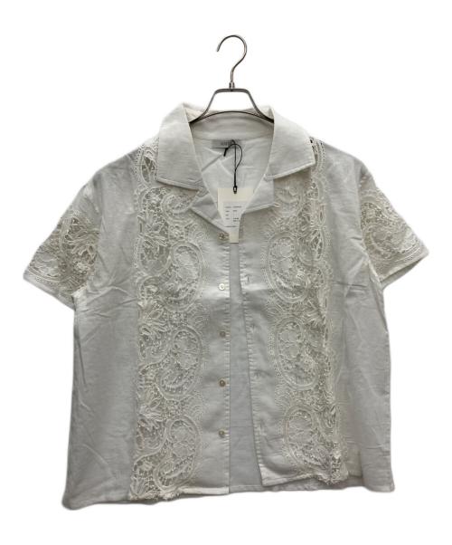 MAHAL（マハル）MAHAL (マハル) レースシャツ ホワイト サイズ:1 未使用品の古着・服飾アイテム