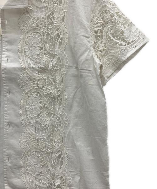 MAHAL（マハル）MAHAL (マハル) レースシャツ ホワイト サイズ:1 未使用品の古着・服飾アイテム