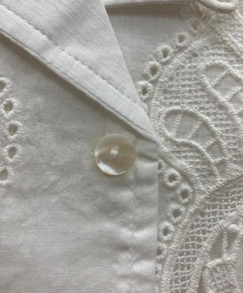 MAHAL（マハル）MAHAL (マハル) レースシャツ ホワイト サイズ:1 未使用品の古着・服飾アイテム