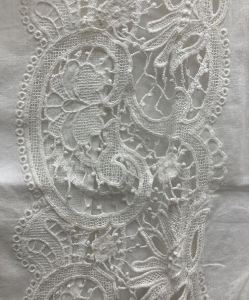 MAHAL（マハル）MAHAL (マハル) レースシャツ ホワイト サイズ:1 未使用品の古着・服飾アイテム