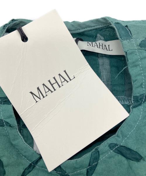MAHAL（マハル）MAHAL (マハル) ノースリーブブラウス グリーン サイズ:Freeの古着・服飾アイテム