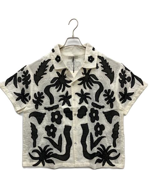 MAHAL（マハル）MAHAL (マハル) カットワークシャツ ホワイト サイズ:1の古着・服飾アイテム